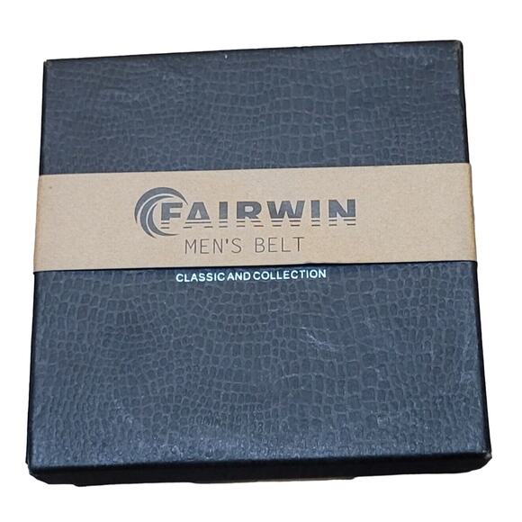 Fairwin Men's Nylon Belt With Hook and Loop Fastener Classic and Collection New - Picture 4 of 5